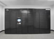 Thumbnail 57 of 136 - a row of lockers in a room at The Flats at Riverwoods, Provo, UT, 84604
