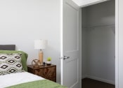 Thumbnail 51 of 52 - a bedroom with a bed and a closet