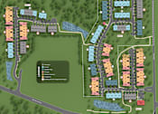Thumbnail 41 of 43 - a site map of a campus with buildings and a parking lot