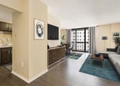 Thumbnail 7 of 26 - Spacious modern living room  at Prospect Place, New Jersey, 07601