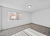 Thumbnail 8 of 20 - A room with a window and a carpet.
