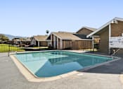 Thumbnail 3 of 20 - A swimming pool in a residential area.