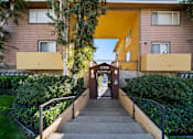 Thumbnail 5 of 10 - A building with the number 12300 on it.