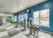 Thumbnail 4 of 15 - Fitness center at The Atlantic North Highland, Charlotte