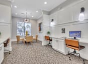 Thumbnail 9 of 13 - Office with a desk and chairs  at The Atlantic Mira Loma, Live Oak, 78233