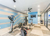 Thumbnail 16 of 19 - A gym with exercise equipment at The Atlantic Loring Heights, Atlanta, Georgia