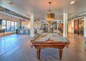 Thumbnail 4 of 14 - Resident Lounge with Media and Coffee Station. at The Atlantic McKinney Ranch, McKinney, Texas