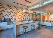 Thumbnail 1 of 14 - Resident Lounge with Media and Coffee Station. at The Atlantic McKinney Ranch, McKinney, 75070
