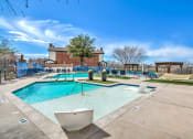 Thumbnail 9 of 15 - Two Resort-Inspired Style Pools with Sundeck and Cabana at 2803 Riverside, Grand Prairie, Texas