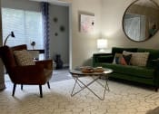 Thumbnail 2 of 12 - Living Room at Sloan Square, Atlanta, GA, 30329.