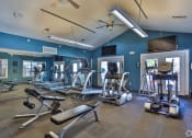Thumbnail 14 of 18 - Fully equipped Fitness Center at Magnolia Terrace, Charlotte, NC, 28213