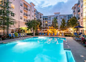 Thumbnail 3 of 11 - Resort Inspired Saltwater Pool with Sundeck at The Atlantic Aerotropolis, Atlanta, Georgia