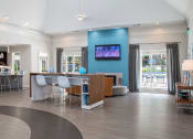 Thumbnail 4 of 11 - Clubhouse with Lounge area at The Atlantic BridgeMill, Canton, GA