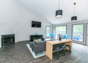 Thumbnail 3 of 11 - Clubhouse with Lounge area at The Atlantic Howell Station, Duluth, GA, 30096