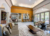 Thumbnail 23 of 34 - Comfortable Living Room with sofa set and ample lighting at Reserve at Canyon Creek, San Antonio, 78230