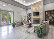 Thumbnail 18 of 34 - Cozy Living Room at Reserve at Canyon Creek, San Antonio,78230