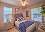 Thumbnail 10 of 10 - Bedroom at Logans Mill, Austin, Texas.
