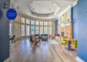 Thumbnail 2 of 34 - Resident Lounge with Media and Coffee Station. at The Atlantic Mansfield, Mansfield, TX, 76063