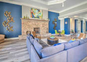 Thumbnail 7 of 34 - Lounge with Media and Coffee Station. at The Atlantic Mansfield, Mansfield, TX, 76063