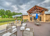 Thumbnail 6 of 25 - patio furniture at Village of Hawks Creek Apartments, Westworth Village, TX