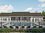 Thumbnail 12 of 20 - A house with a pool and a flag on the roof at Solhaven Grand Chute, Wisconsin 54913