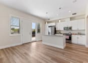 Thumbnail 4 of 12 - living room with kitchen island