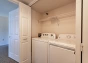 Thumbnail 22 of 30 - washer and dryer in closet
