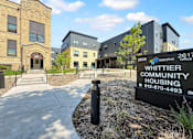 Thumbnail 1 of 35 - The exterior and front sign at Whittier Community Housing