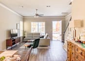 Thumbnail 15 of 21 - Kitchen With Living Space at Pradera Oaks, Bonney, TX, 77583
