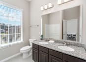 Thumbnail 11 of 15 - Spa Inspired Bathroom at Mirror Lake Pearland, Texas