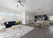 Thumbnail 1 of 19 - Living Room With Kitchen View at Bay Colony West, League City, TX, 77539