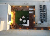 Thumbnail 28 of 28 - a birds eye view of the living room of a house with a lawn