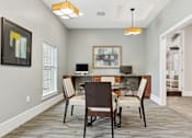 Thumbnail 24 of 38 - Dining room with table and chairs at New Britain, Chalfont, PA