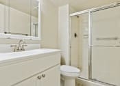Thumbnail 57 of 65 - Bathroom with Sink and Mirror at The Lakes, Allentown, PA