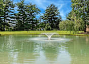 Thumbnail 35 of 65 - Fountain in middle of pond at The Lakes, Allentown, Pennsylvania