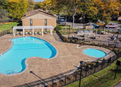 Thumbnail 4 of 40 - Aerial Pool View at The Lakes, Allentown, PA
