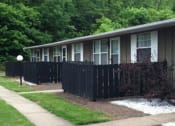 Thumbnail 18 of 19 - Secure Fenced Courtyard at Evergreen, Belpre, OH, 45714