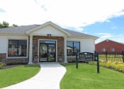Thumbnail 1 of 21 - Leasing Office Exterior at Stone Crossing, Springfield, 45503
