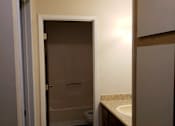Thumbnail 4 of 11 - a small bathroom with a sink and a toilet