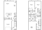 Thumbnail 35 of 36 - the floor plans for the first and second floors of the house