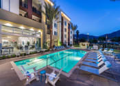 Thumbnail 12 of 27 - Pool In Night at Areum Apartment, Monrovia, CA  