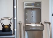 Thumbnail 17 of 27 - a stainless steel water fountain at Areum Apartment, California, 91016