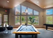 Thumbnail 13 of 28 - a pool table at residence & conference centre windsor at Retreat at Shadow Creek Ranch Apartments, Texas
