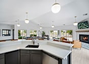Thumbnail 18 of 60 - the kitchen is open to the living room and dining room