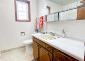 Thumbnail 27 of 27 - a bathroom with a sink and a toilet and a mirror