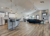 Thumbnail 5 of 43 - the reserve at bucklin hill clubhouse with kitchen and living room