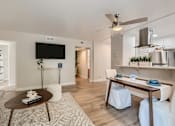 Thumbnail 5 of 36 - Living Room With Kitchen at Carmel at the Colony, Ontario