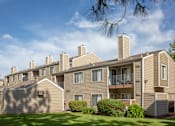 Thumbnail 17 of 37 - Charming exterior of California Place apartments with grass lined walkways and lush greenery, providing a beautiful and serene living experience!