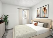 Thumbnail 30 of 31 - Second Bedroom in 2 Bed 2 Bath Bent Tree Apartment Home with plush carpet and large window allowing for gorgeous natural lighting. This room feels spacious, yet cozy.