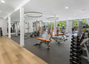 Thumbnail 15 of 69 - Gym area at The Venue at Orange Apartments, Redlands, California